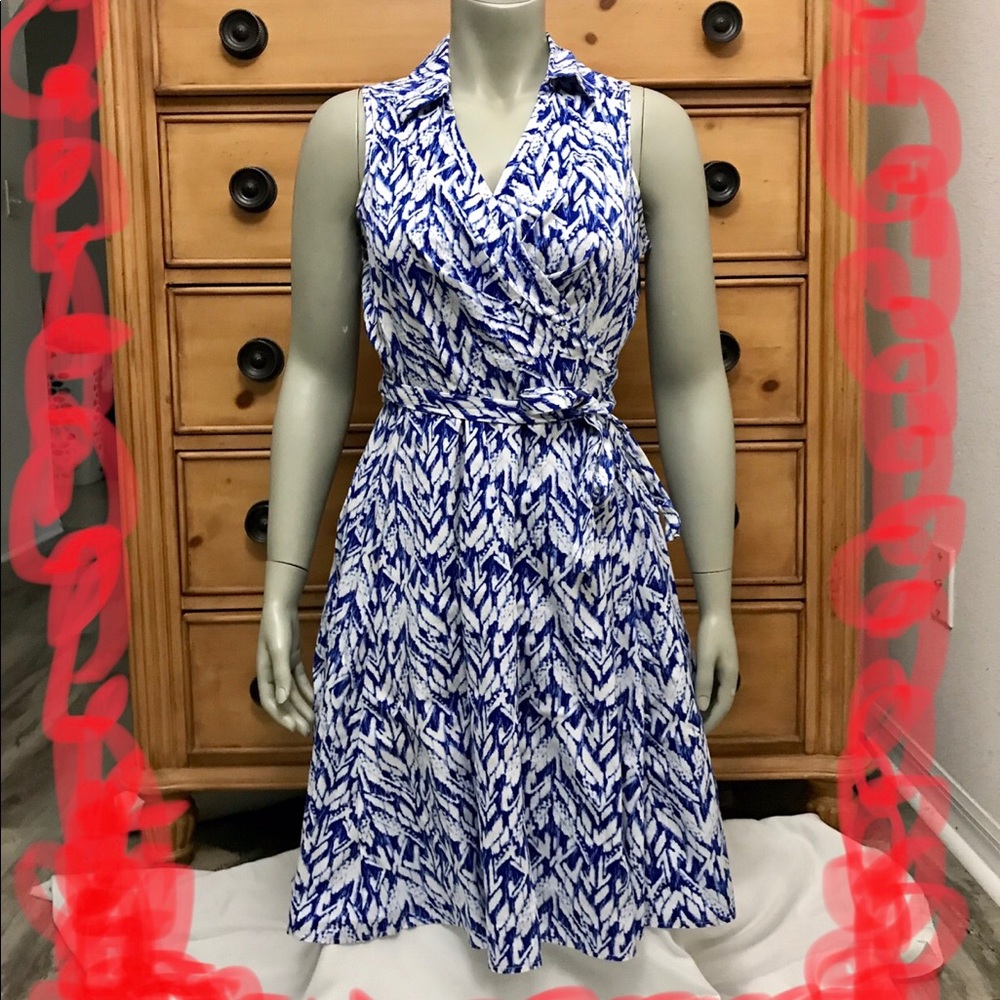 Women’s Overlap Dress Excellent Cond Sizs 12
